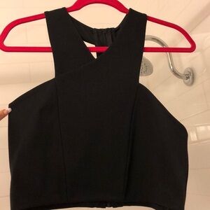 NWOT Guess Black Crop Top